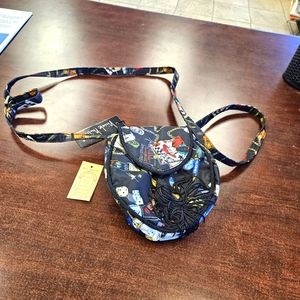 NWT!!! 100% Silk Beautiful Nicole Miller Small Crossbody Adjustable Strap